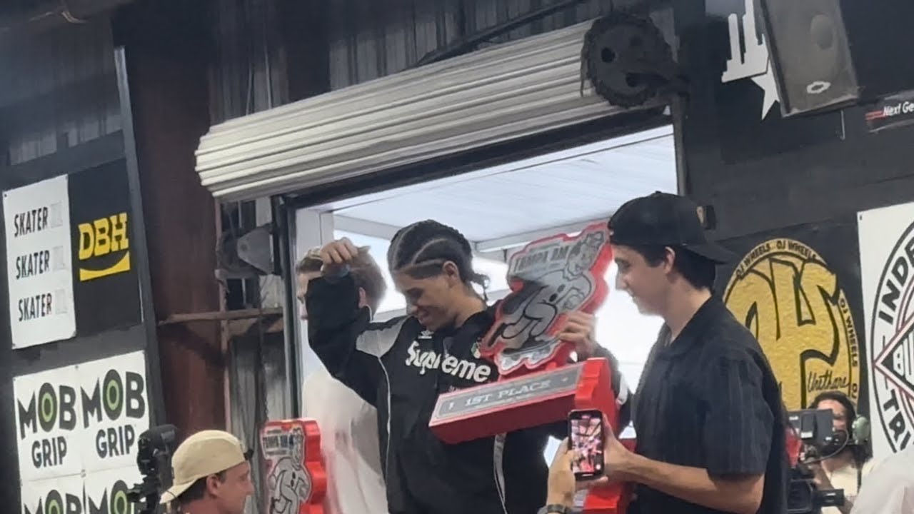 ABNER PIETRO WINNING RUN TAMPA AM 2025 1st PLACE RUN SKATING 