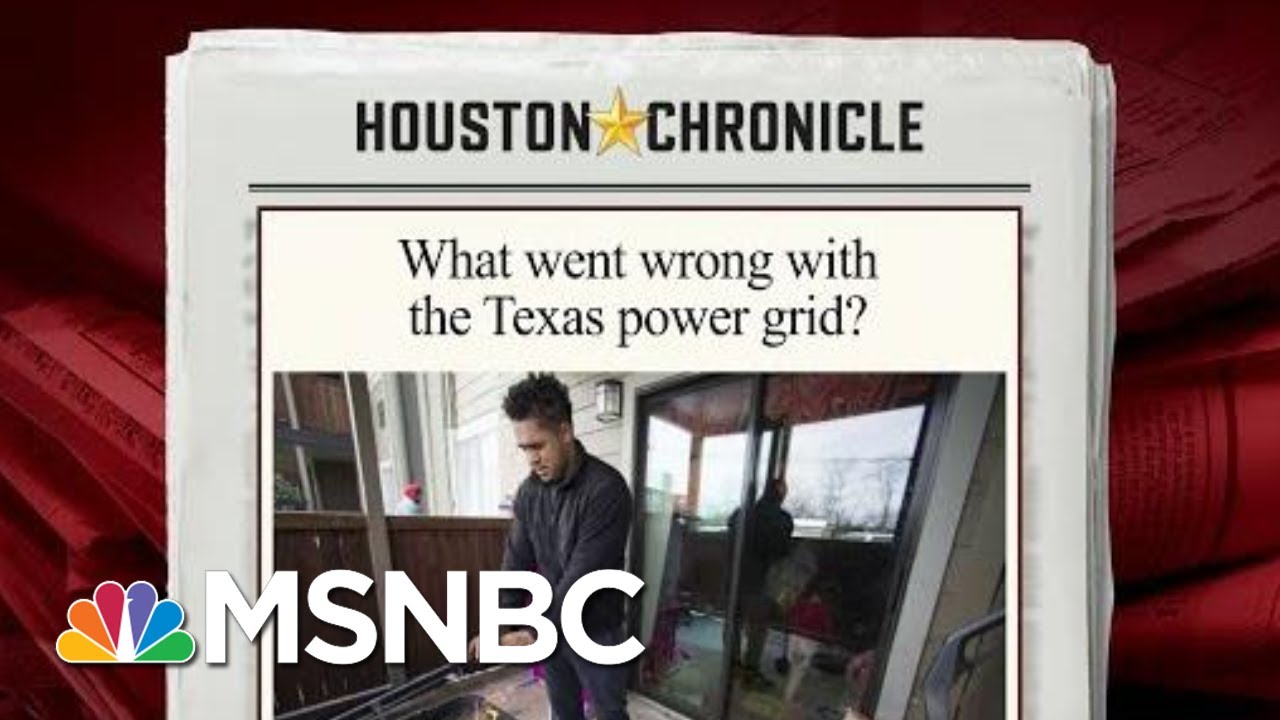 Frozen Wind Turbines Only Party Responsible For Texas Power Outages | Morning Joe | MSNBC