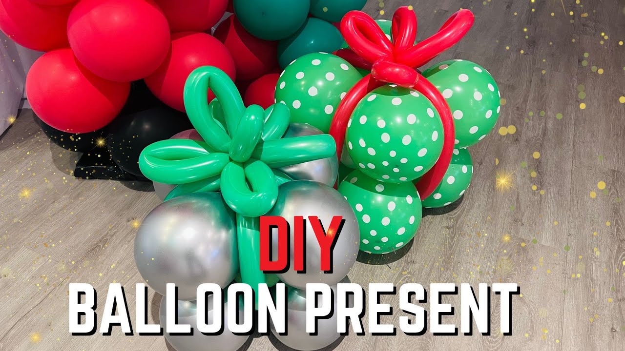 How to Make a Balloon Gift | Balloon Present Tutorial