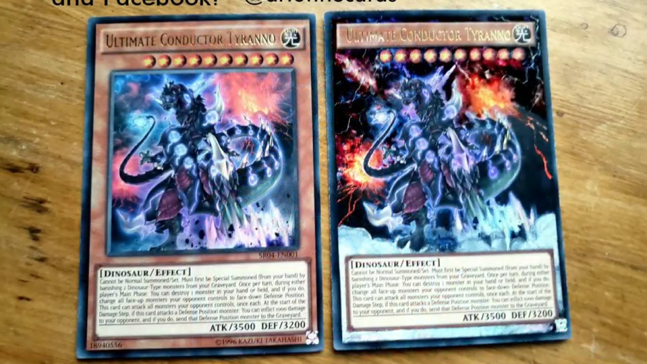 Yugioh Ultimate Conductor Tyranno Card Alter Part 3: Final Touches