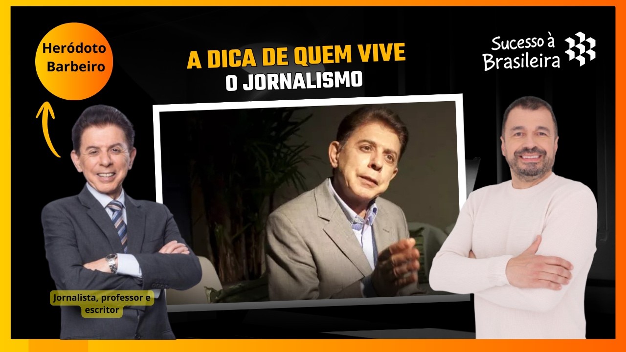 O conselho de Heródoto Barbeiro para quem quer viver do jornalismo!