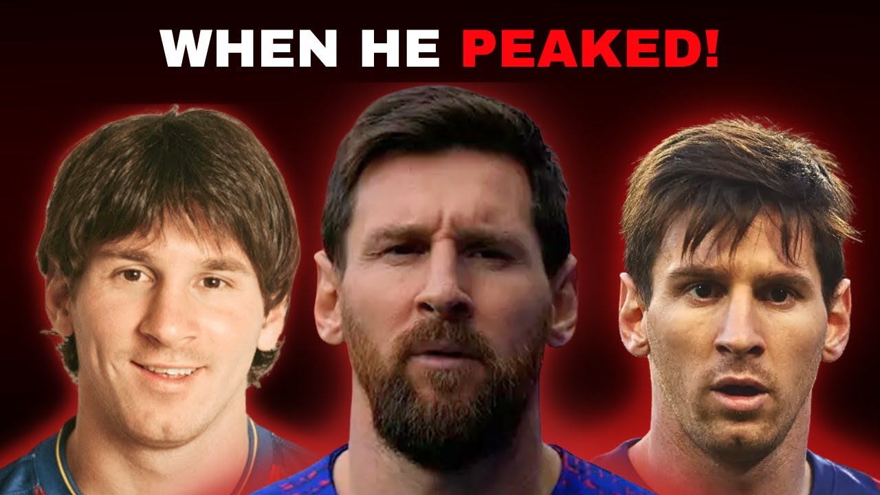 When was MESSI 'REALLY' in his Prime?