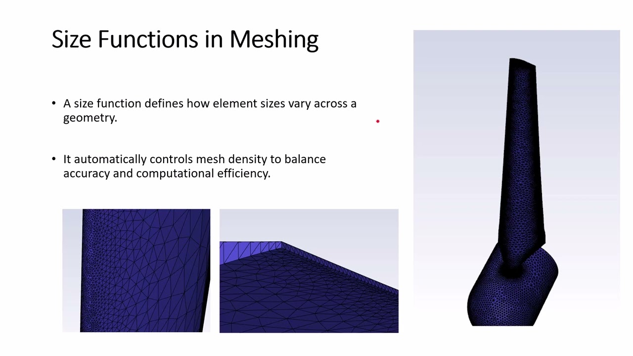 Size functions in ANSYS mehing