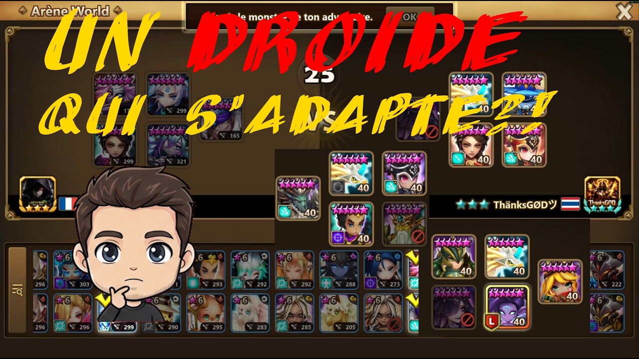 Je tombe sur un droide pas comme les autres ?!  - Summoners War - J3 RTA