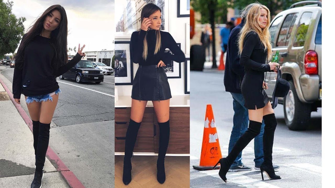 over the knee boots fashion