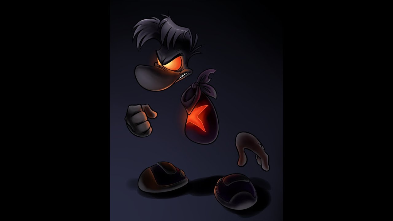 Rayman (Sega Saturn) Dark Rayman fails