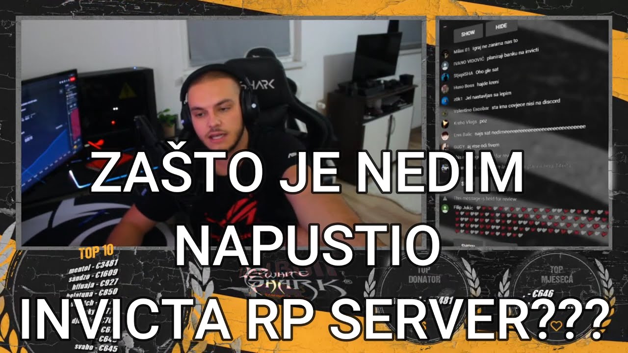 🔴ZAŠTO JE NEDIM LEPIĆ NAPUSTIO INVICTA RP SERVER???🔴