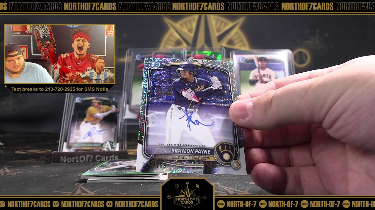 2025 Bowman Chrome Baseball Delight 1X Case Player BREAK #22- Oct 15th