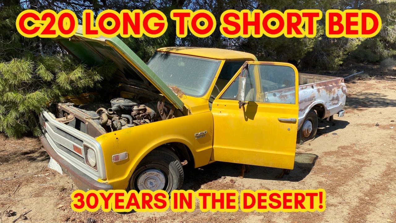Desert find Chevy C20. Pulling it our after 30 years! Ep1