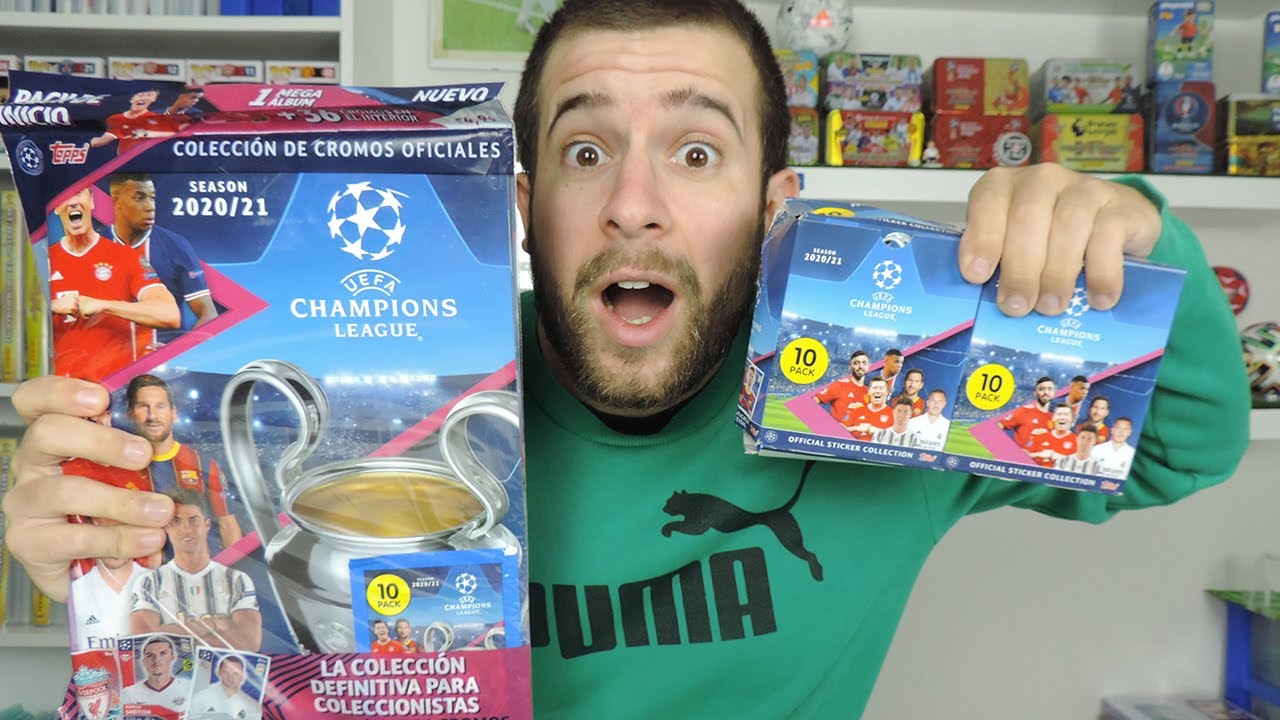 YA ESTÁ AQUÍ!!! STICKERS CHAMPIONS LEAGUE 2020/2021 | ÁLBUM y SOBRES!