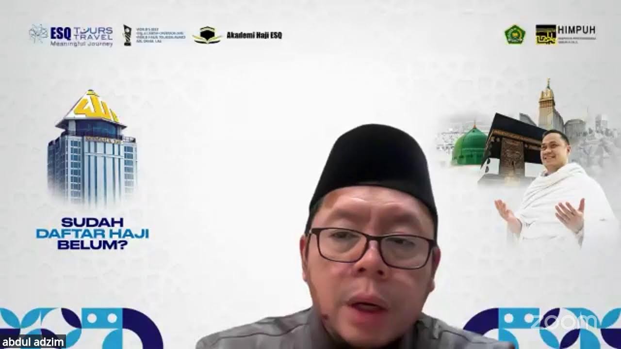 KAJIAN FIQIH HAJI LANSIA BAGIAN KE-23 | USTADZ Dr. ABDUL ADZIM IRSAD Lc., M.Pd., C.A.H