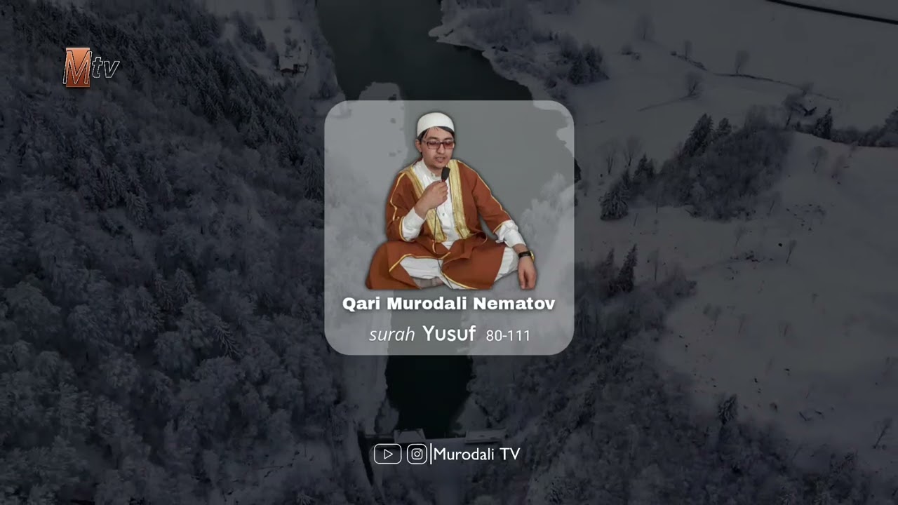 Qari Murodali Nematov , surah Yusuf 80-111 @MurodaliTv 