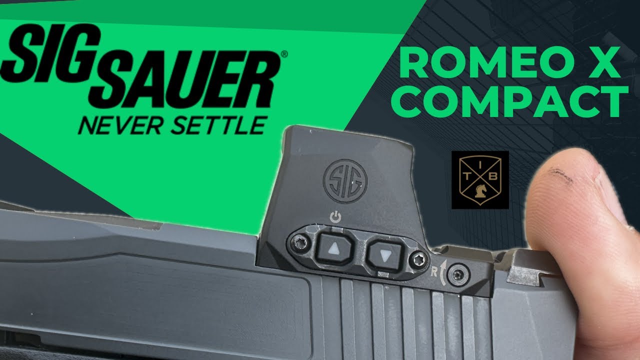 Компактный пистолет Sig Sauer Romeo-X с красной точкой
