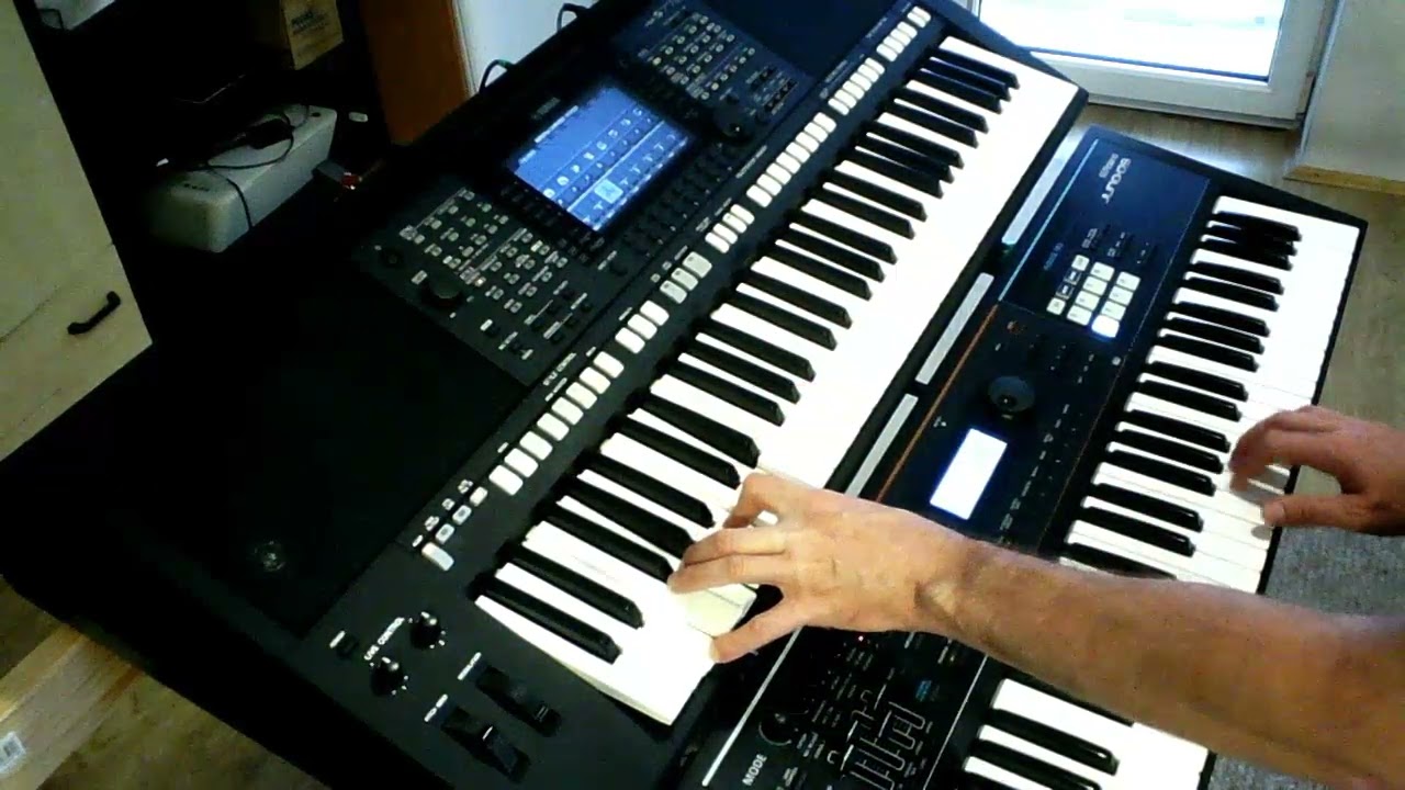 Karel Gott - Stokrát chválím čas cover instrumental keyboard