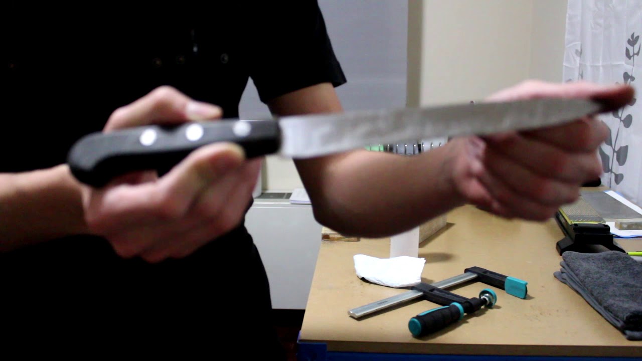 Restauración completa de un cuchillo