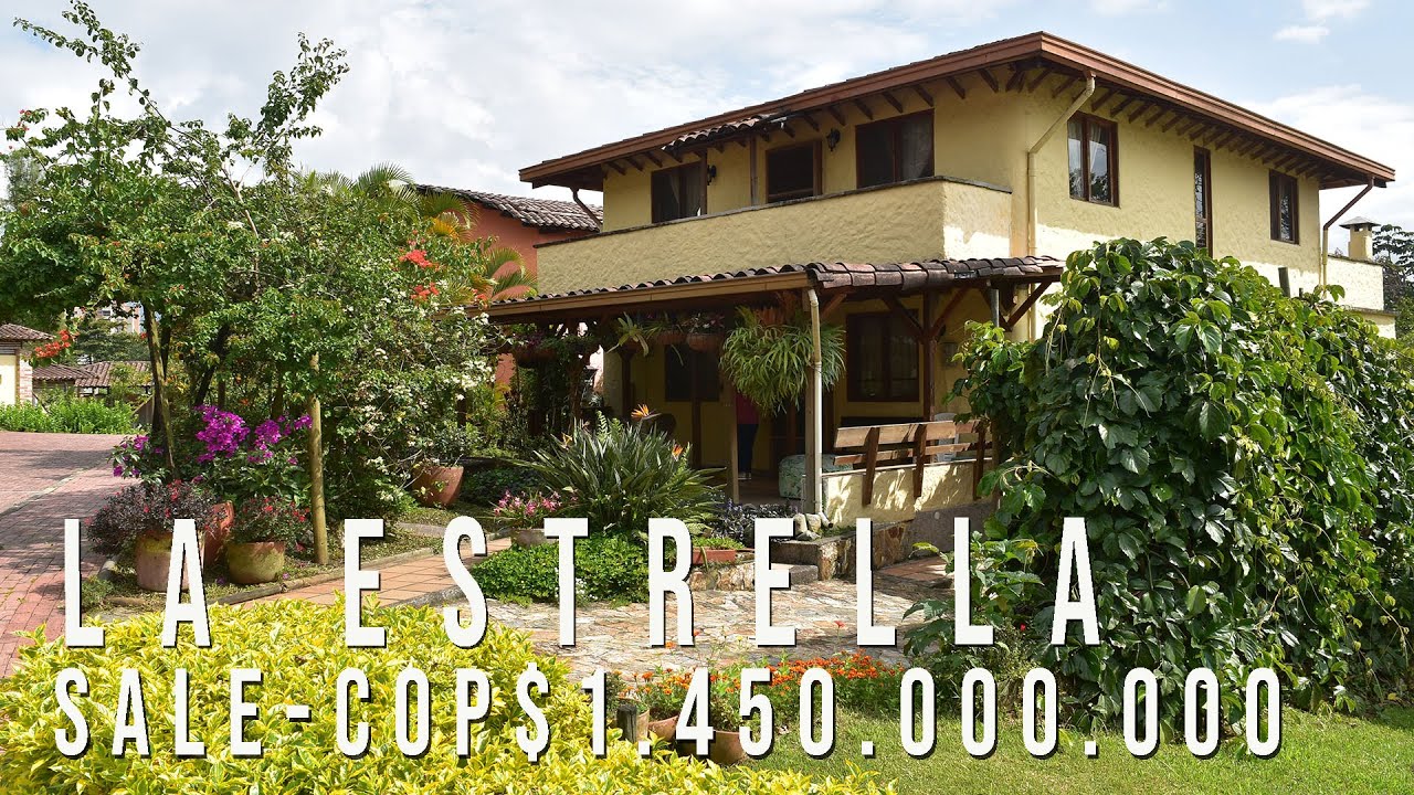 VENTA De Casa En Medellín Colombia, (LA ESTRELLA ALDEA ECOLOGICA) mucha naturaleza y grandes zonas