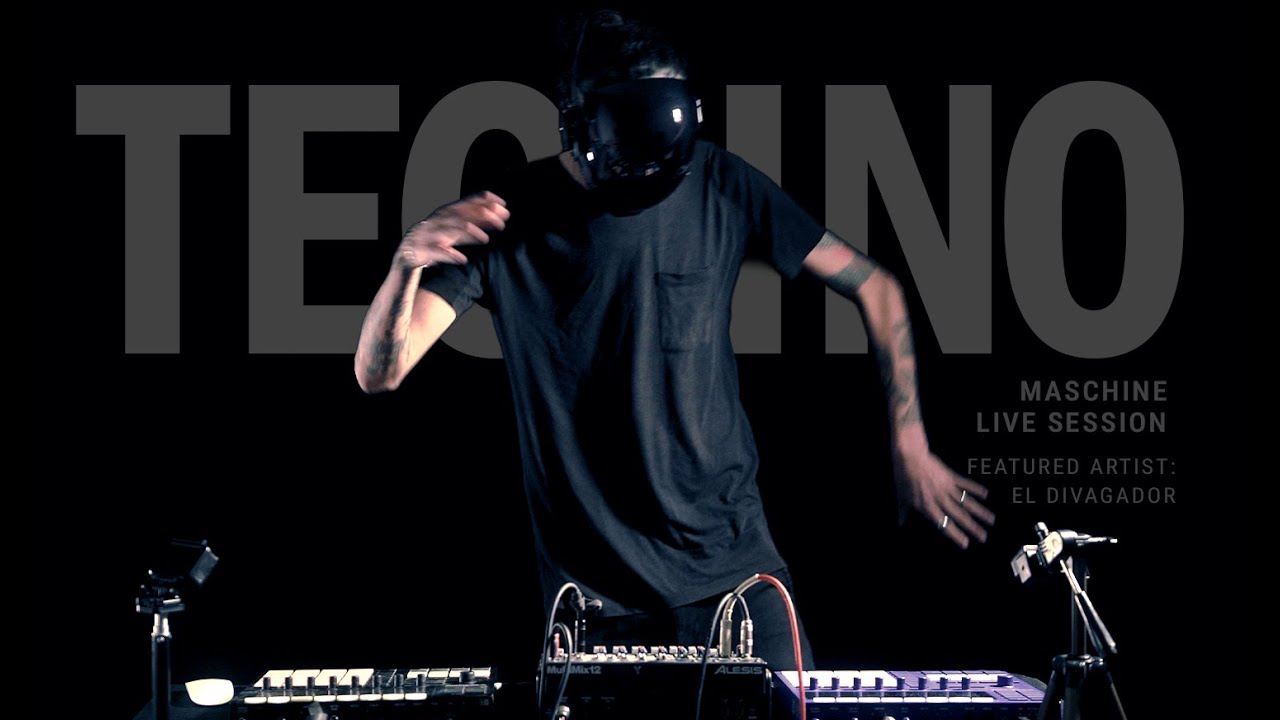TECHNO LIVE SET WITCH MASCHINE // Native Instruments // Featured artist: El Divagador.