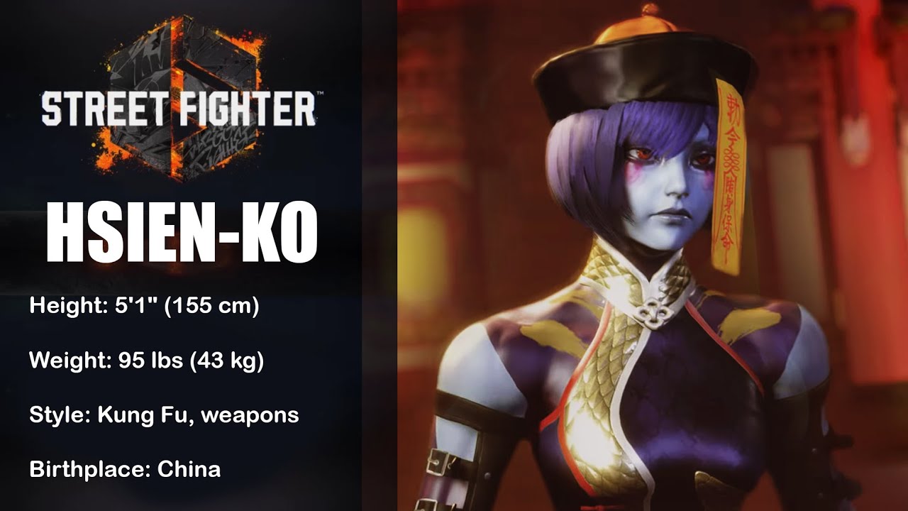 Street Fighter 6 - HSIEN-KO [Avatar Creation]
