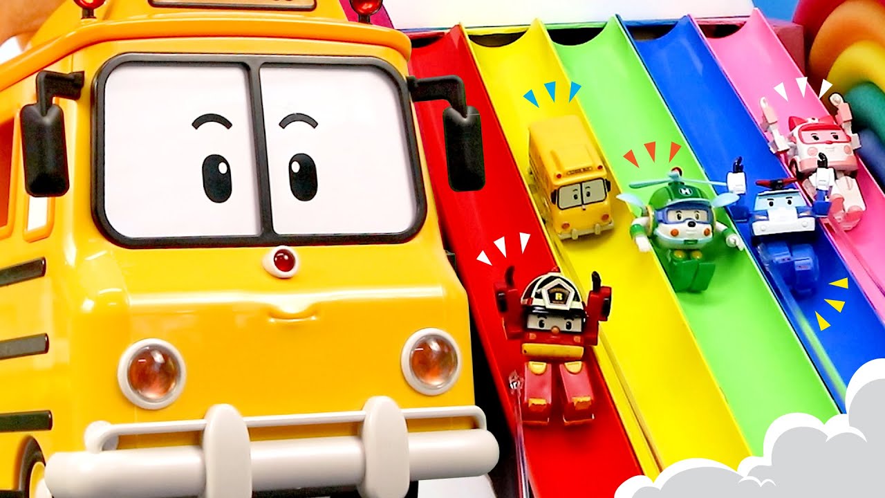 Toy Car Song│POLI 10 Minute Songs│School Bus Safety Songs│Robocar POLI - Nursery Rhymes