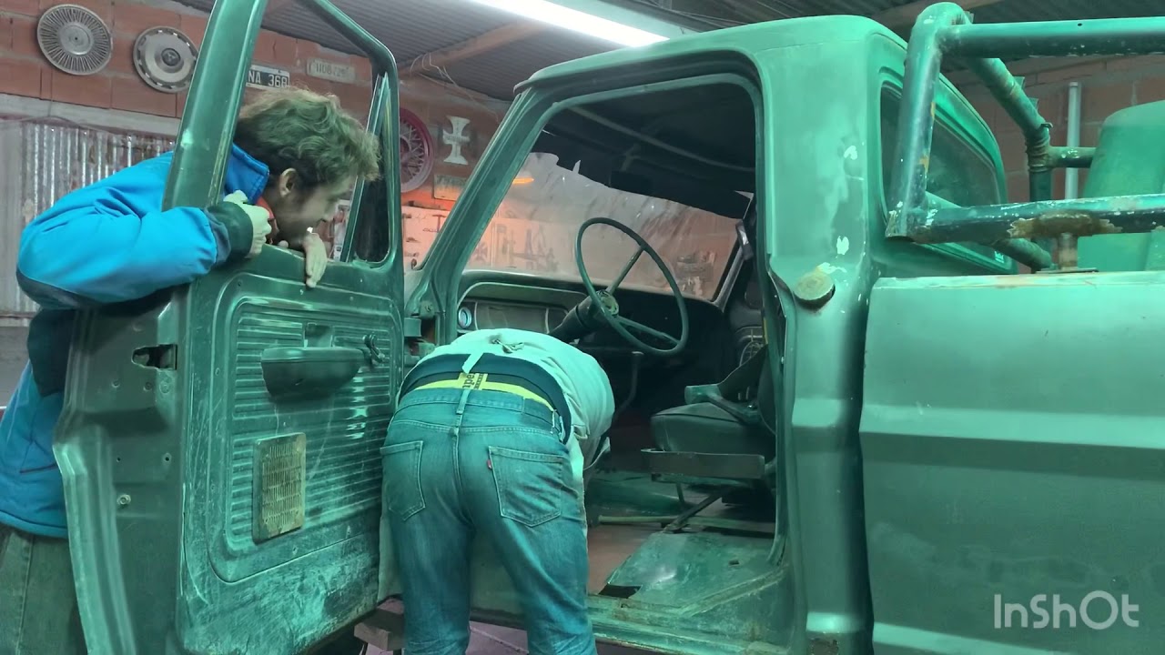 Chapa y pintura pisos f100