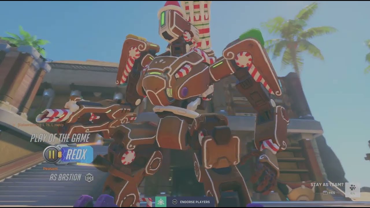 Overwatch 2 Competitive Samoa Reinhardt w/friends