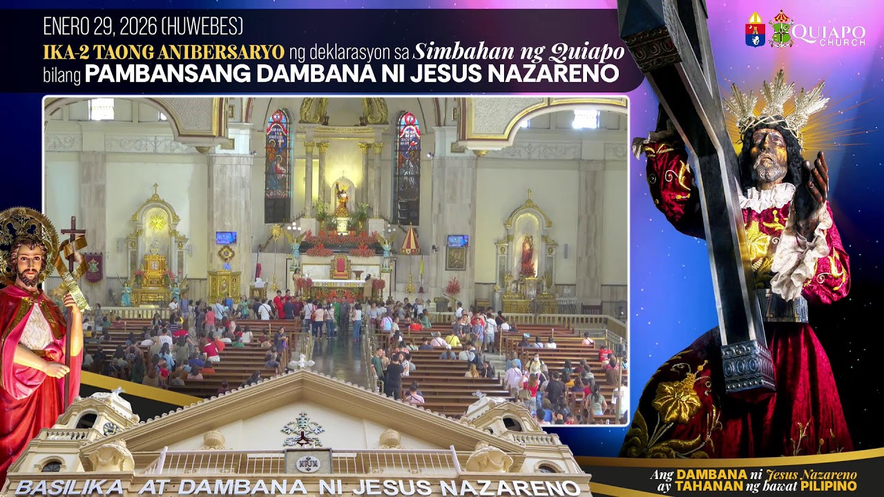 #QuiapoChurch 10AM LIVE MASS • 29 JANUARY 2026 • THURSDAY of the 3RD WEEK in Ordinary Time