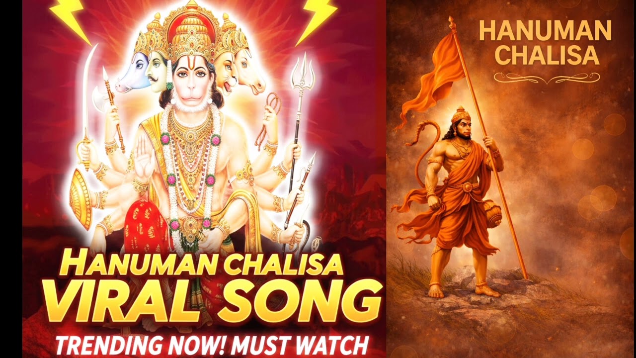 ⚡ 1 बार सुनते ही चमत्कार 😱 हनुमान चालीसा | सबसे शक्तिशाली पाठ | Bajrangbali Bhajan 2026