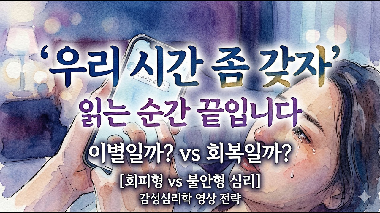 회피형과 불안형이 만났을 때, 관계 주도권을 되찾는 3가지 기술