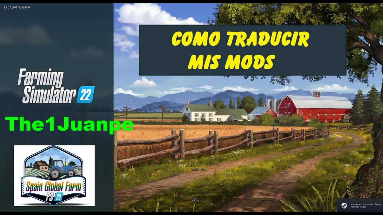 FS22. Traducir mis mods al español. #mods #SpainGlobalFarm #fs22