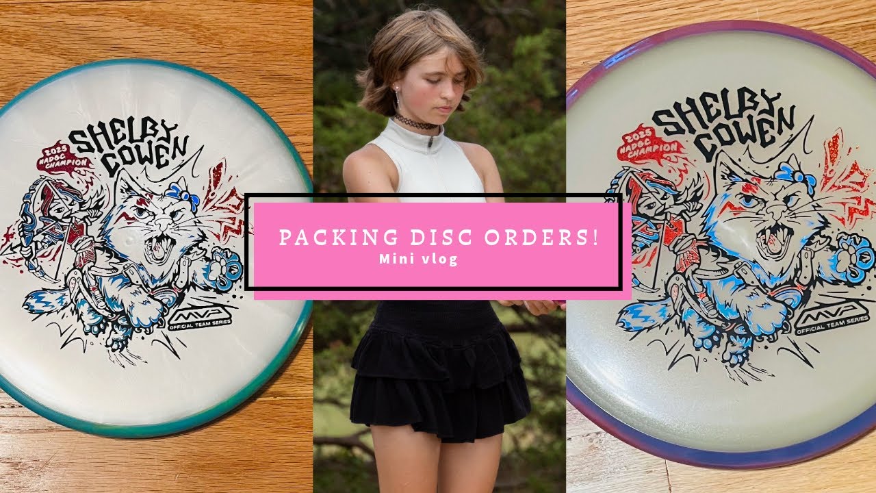 Packing disc orders mini vlog! | Shelby Cowen
