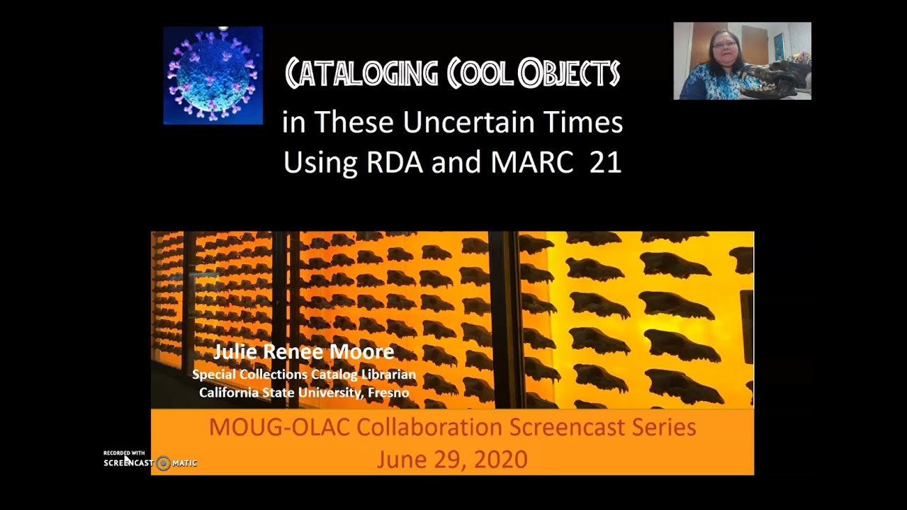 Julie Moore and Cataloging Cool Objects