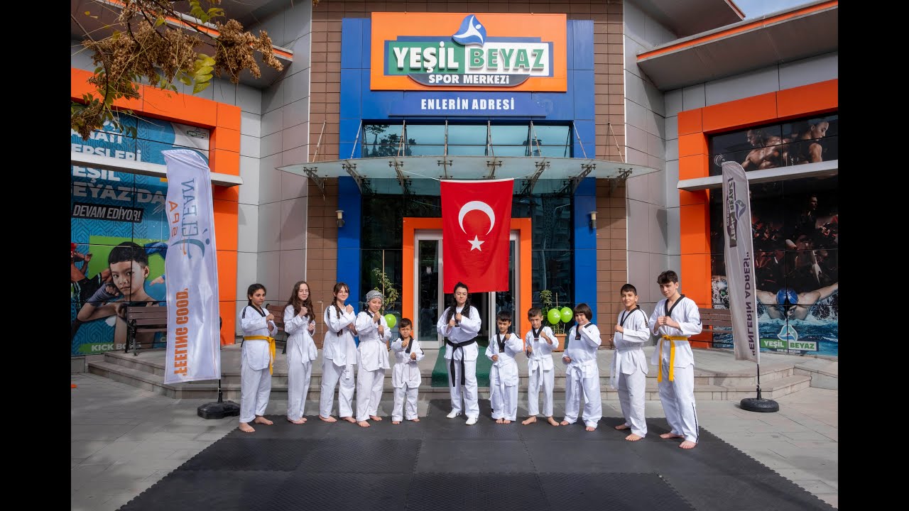 YEŞİL BEYAZ TAEKWONDO DERSİ