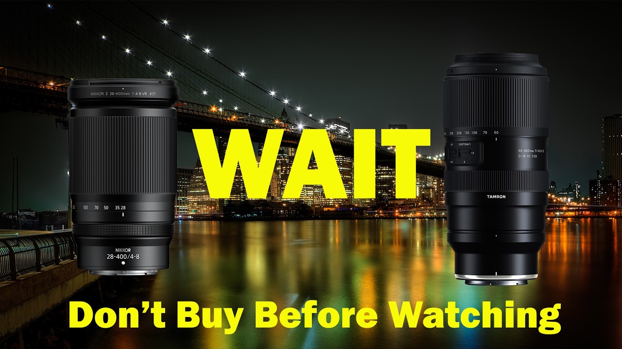 Фотоаппараты Nikon Z с объективами 28-400 или Tamron 50-400. Не покупайте, не посмотрев видео.