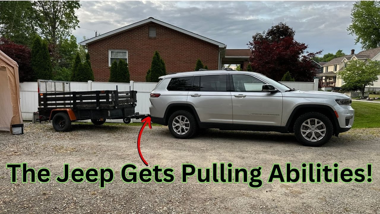 2021 Jeep Grand Cherokee Hitch and Harness install.