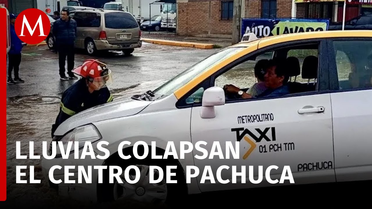 As&iacute; lucen las calles de Pachuca tras las fuertes lluvias