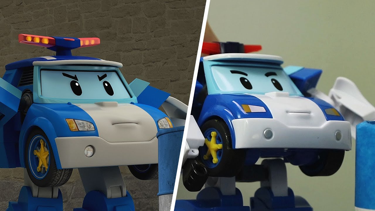 Gerçek Hayatta Derleme POLI│Tekrar Izle 6│Çocuklar için Oyuncak│Robocar POLI çizgi film