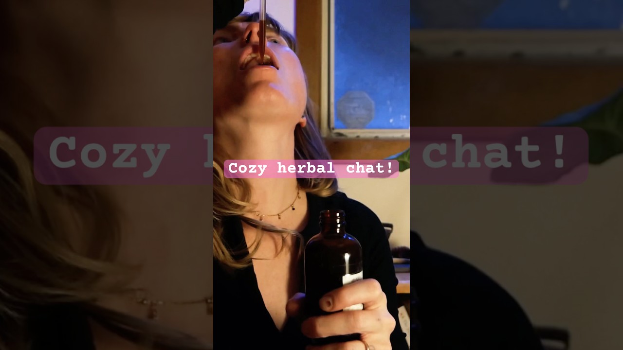 A cozy chat about herbal mouthwash and books! #herbalism #herbalmedicine #medicinalherbs #herbal