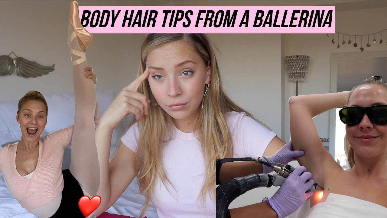 body hair tips from a ballerina