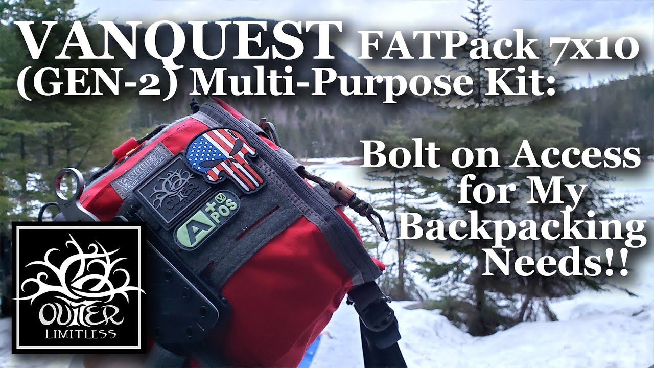 Vanquest FATPack 7x10 (Gen-2) Multi-Purpose Kit: Bolt on Access for My Backpacking Needs!