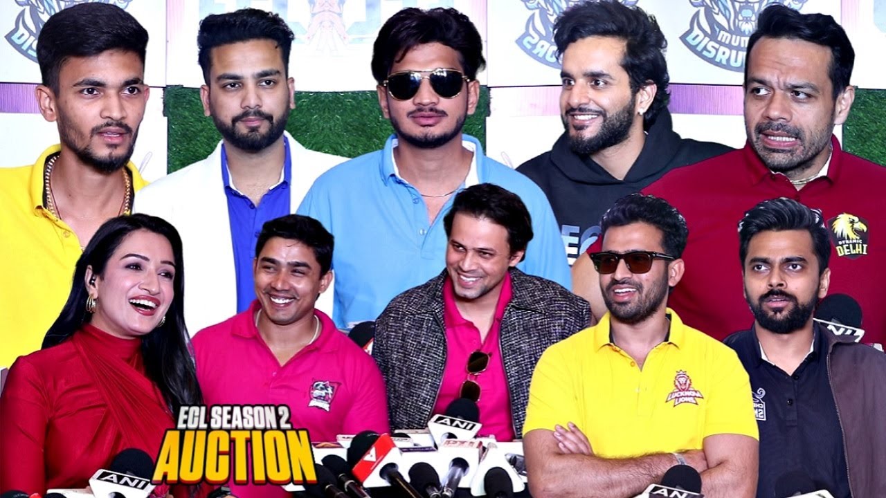 ECL Season 2 Player Auction - Elvish Yadav, Munawar Faruqui, Round2Hell, Fukra Insaan, Gaurav Taneja