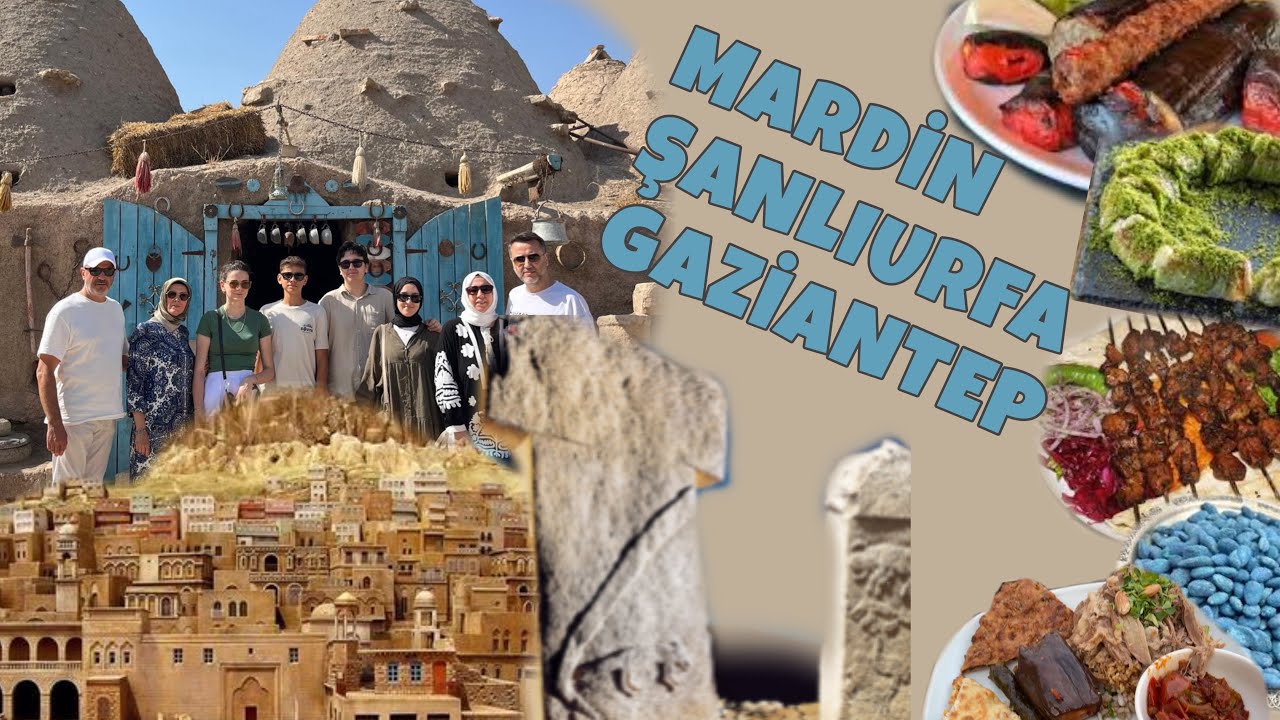 MARDİN/ ŞANLIURFA/ GAZİANTEP 🤩 Neler Yedik? Halfeti, Midyat, Harran Evleri, Zeugma Müzesi