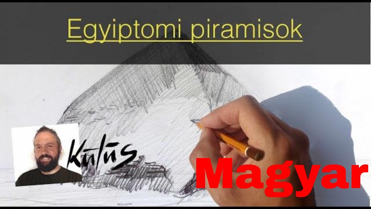 Egyiptomi piramisok - művészeti oktató sorozat Külüs László rajzaival