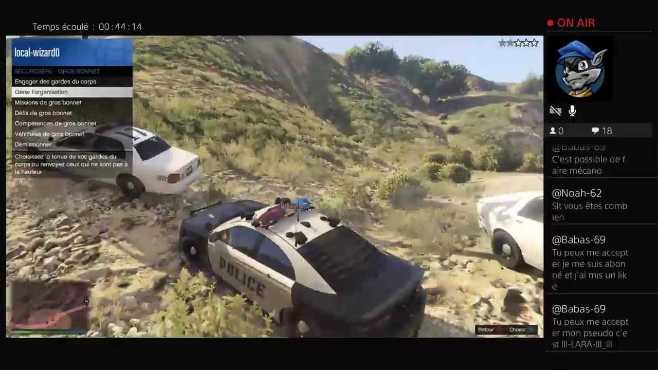 Live GTA 5 RP PS4 Session amis/Sans discord [FA] local-wizard0