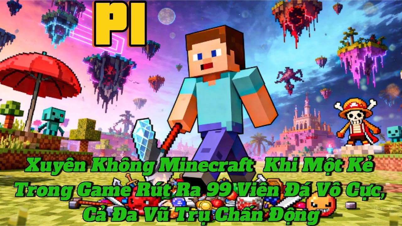 Xuyên Không Minecraft  Khi Một Kẻ Trong Game Rút Ra 99 Viên Đá Vô Cực, Cả Đa Vũ Trụ Chấn Động | P1