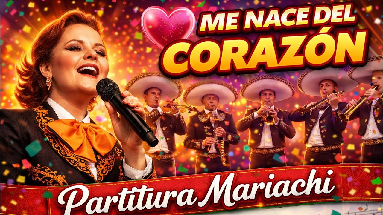 ME NACE DEL CORAZÓN | Partitura Mariachi #RocioDurcal