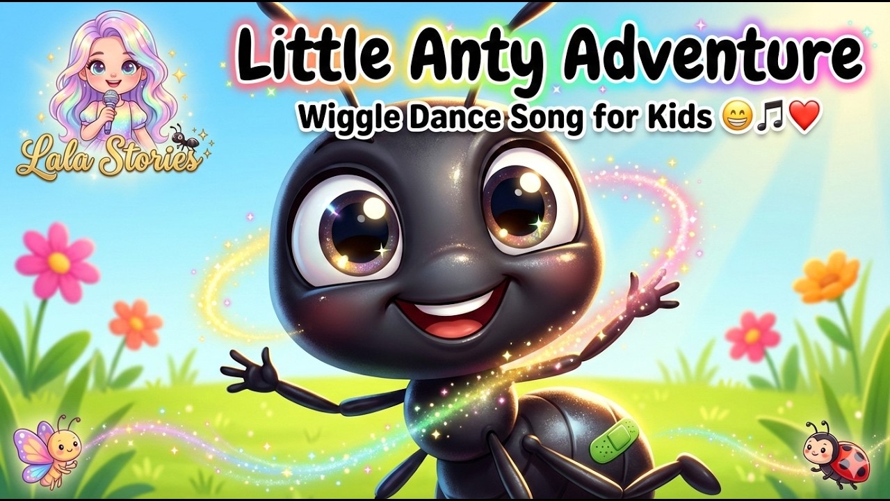 Приключения маленькой антурис 🐜 Вирусная песенка-танец для детей | Веселье от Hope & Bounce! 😄