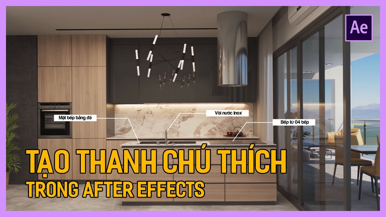 Tạo chú thích trong After Effects | Tú Thanh Blog