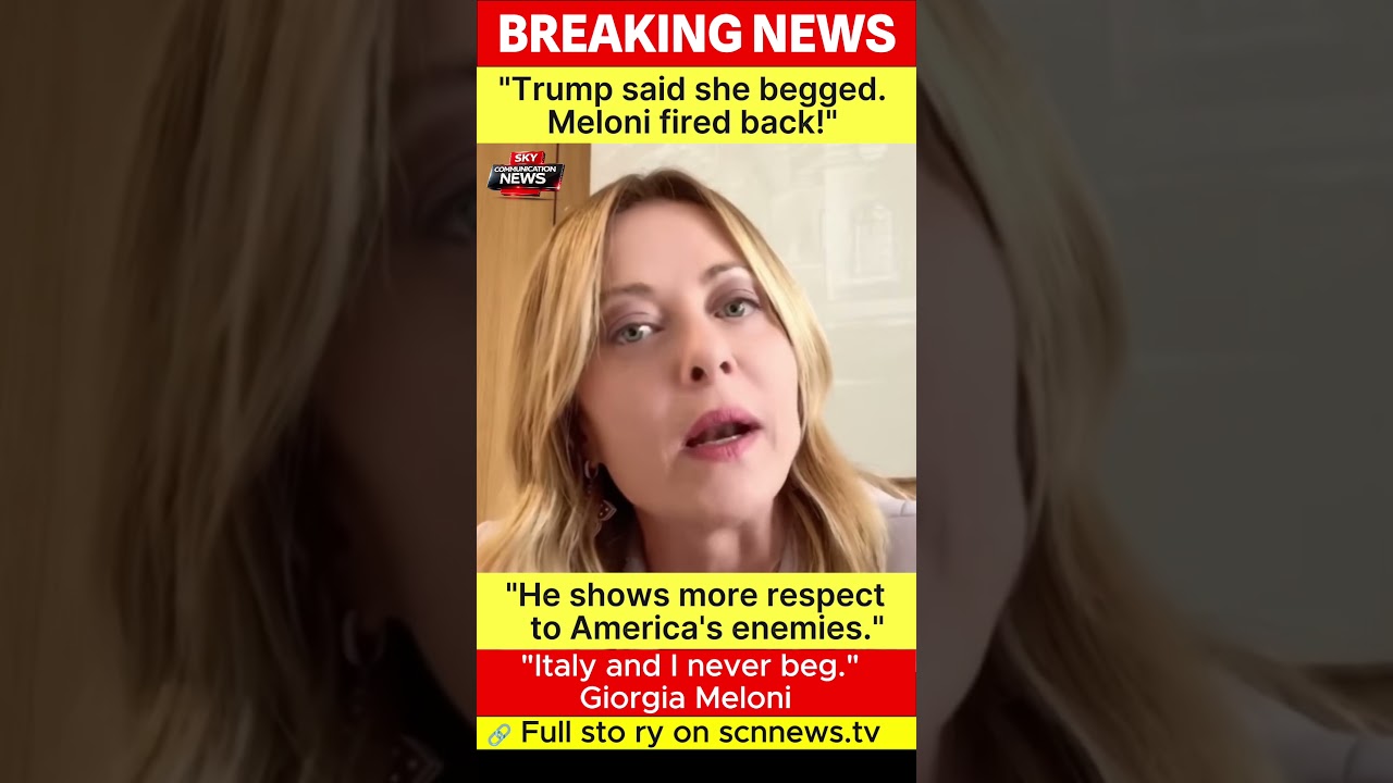 Meloni HUMILIATES Trump Over G7 Photo Claim