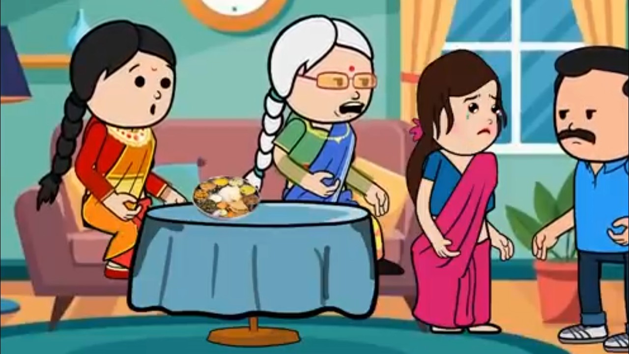 समय और किस्मत हर पल करवट लेती हैं। 😡😭 (ghar ghar ki kahani cartoon me) moral story