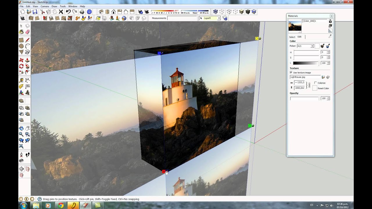 Tutorial editar texturas Sketchup